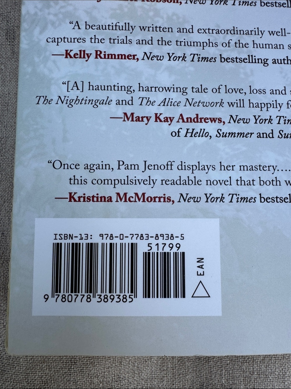 The woman with the blue star - Pam Jenoff -  softcover Book - Picture 3 of 12